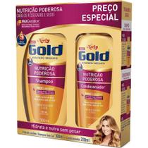 Kit Niely Gold Nutrição Poderosa com Shampoo 300ml e Condicionador 200ml