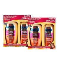 Kit Niely Gold Nutrição Poderosa Shampoo 300ml + Condicionador 200ml - PROMOCIONAL C/ 2 KITS Kit Niely Gold Nutrição Poderosa Shampoo 300ml + Condicionador 200ml - PROMOCIONAL C/ 2 KITS