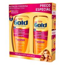 Kit Niely Gold Nutrição Poderosa Shampoo 300ml + Condicionador 200ml Kit Niely Gold Nutrição Poderosa Shampoo 300ml + Condicionador 200ml