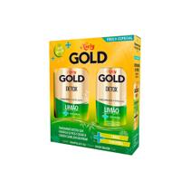 Kit Niely Gold Shampoo 275ml Cond 175ml Limao Detox