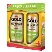 Kit Niely Gold Shampoo + Condicionador Hidratação Milagrosa Água de Coco + Babosa Niely 450mL - L'Oréal