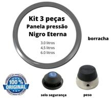 Kit Nigro eterna-Borracha -Peso e Válvula