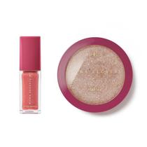 Kit Niina Secret Gloss Crystal Ruby + iluminador Power Rose