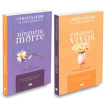 Kit Ninguém Morre - 2 Livros de Chico Xavier e Elias Barbosa Kit Ninguém Morre - 2 Livros de Chico Xavier e Elias Barbosa