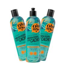 Kit Ninguém Segura Esse Cacho Oh My! 3 Itens 300ml Vegano Kit Ninguém Segura Esse Cacho Oh My! 3 Itens 300ml Vegano