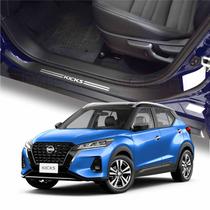 Kit Nissan Kicks 2022 A 2025 Soleiras Super Protetoras + Soleira da Mala