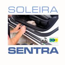 Kit Nissan Sentra 2014 A 2020 Soleira Super Protetora Portas + Soleira da Mala