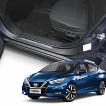 Kit Nissan Versa 2021a 2025 Soleiras das Portas + Soleira Mala