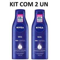 Kit Nivea 2 Loção Deo Hidratante Milk Pele Extra Seca 200 ml Cada Kit Nivea 2 Loção Deo Hidratante Milk Pele Extra Seca 200 ml Cada