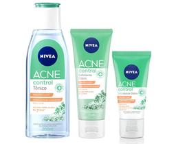 Kit Nivea Acne Control Esfoliante + Tônico + Hidratante