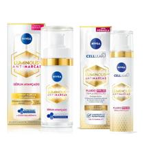 Kit Nivea Cellular Luminous Sérum 30ml + Fluido Fps 50 40ml