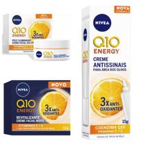 Kit Nivea Energy Q10 Dia/Noite/Olhos (3 produtos)