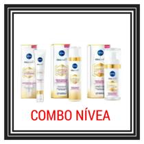 Kit nivea facial luminous 630 - 01 serum 30ml + fluido antispot 40ml + nivea antiolheiras 15ml