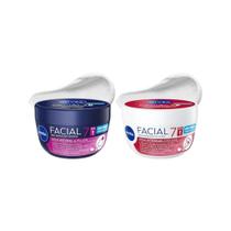 Kit Nivea Hidratante Facial 100g c/2: Nutritivo Noturno ou Antissinais, Pele Jovem e Macia Kit Nivea Hidratante Facial 100g c/2: Nutritivo Noturno ou Antissinais, Pele Jovem e Macia
