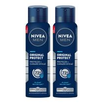 Kit NIVEA MEN Desodorante Antitranspirante Aerossol Original Protect 150ml