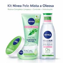 Kit Nivea Pele Oleosa Completo Limpeza + Hidratação Completa Kit Nivea Pele Oleosa Completo Limpeza + Hidratação Completa