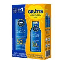 Kit Nivea Protetor Solar Corporal FPS50 200ml + 100ml