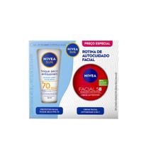 Kit NIVEA Rotina de Autocuidado Facial Antissinais FPS70 Kit NIVEA Rotina de Autocuidado Facial Antissinais FPS70