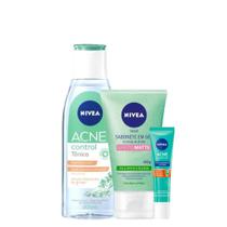 Kit Nivea Sabonete, Tônico E Creme Noturno Sua Pele Renovada, Hidratada E Radiante Kit Nivea Sabonete, Tônico E Creme Noturno Sua Pele Renovada, Hidratada E Radiante