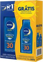 Kit Nivea Sun Protect & Hidrata FPS30 Protetor Solar Corporal 200ml + Protetor Solar Corporal 100ml Kit Nivea Sun Protect & Hidrata FPS30 Protetor Solar Corporal 200ml + Protetor Solar Corporal 100ml