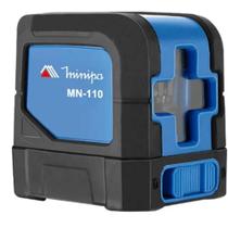 Kit Nível Laser Vermelho Linhas Minipa Mn110 Tripé 5 Discos