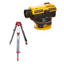Kit Nível Óptico Automático 32x com Tripé Rosca 5/8