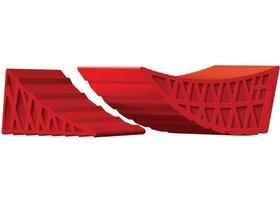 Kit Nivelador Valterra A100902 Curvo Vermelho para Trailer RV