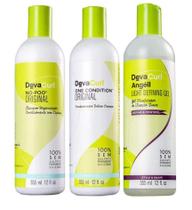 kit No Poo + One Condition + Angell - Deva Curl 3 x 355ml