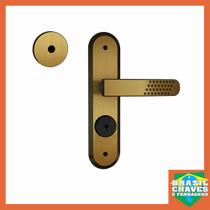 KIT Nº2 de Fechadura para Porta de Entrada/Externa Tetra Chave 1800 21 Oxidada 40mm STAM