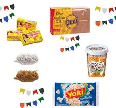 Kit Nº4 c/ 179 Doces Festa Junina/ Julina + bandeirinhas