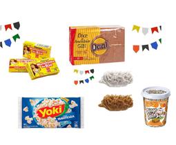 Kit nº7 c/ 180un Doces Diversos Festa junina + bandeirinha Kit nº7 c/ 180un Doces Diversos Festa junina + bandeirinha