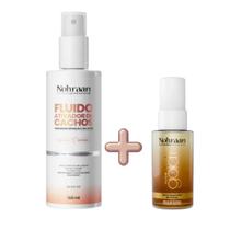 Kit Nohraan Ativador De Cachos 160Ml e Elixir Gold 24K 30Ml