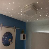 Kit Noite Estrelada 300 Fibra Otica Efeito Estrelado Branco Kit Noite Estrelada 300 Fibra Otica Efeito Estrelado Branco