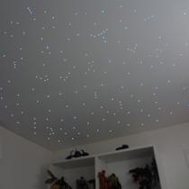 Kit Noite Estrelada Fibra Ótica Iluminação 100 Rgb Estrelado