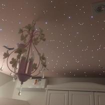 Kit Noite Estrelado Fibra Ótica Iluminação 600 Teto Branco - Noite Estrelada