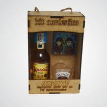 Kit Nordestino (Com copo e Cachaça Ypioca em miniatura) arte 90