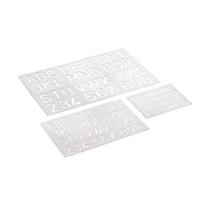 Kit Normógrafo Cristal - Waleu