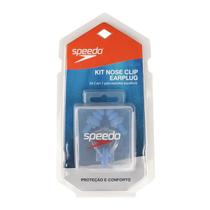 Kit Nose Clip Earplug Azul Neon Speedo