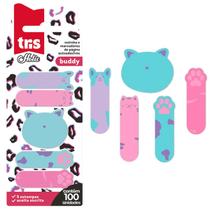 Kit nota autoadesivas e marcador de página holic pet - tris