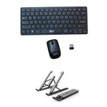 Kit Notebook tablet Mini Teclado + Mouse Wireless + Suporte
