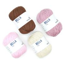 Kit Novelo de Maria - Boneca Bailarina Duda Rosa Claro com Fio Bella