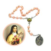 Kit Novena Santa Teresinha Terço + Guia Novena Das Rosas