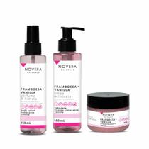 Kit Novera Naturals Framboesa + Vanilla (3 itens) Kit Novera Naturals Framboesa + Vanilla (3 itens)