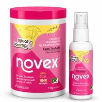 Kit Novex Ritual Dorama: Bruma Desembaraçante 100ml e Creme de Tratamento 1Kg Kit Novex Ritual Dorama: Bruma Desembaraçante 100ml e Creme de Tratamento 1Kg