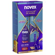 Kit Novex Shampoo 300ml + Recarga 80g Reposição de Massa Embelleze