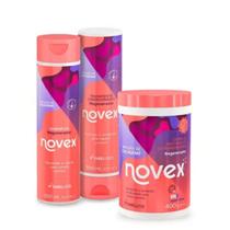 kit Novex shampoo condicionador Creme de Tratamento Infusão de Colageno