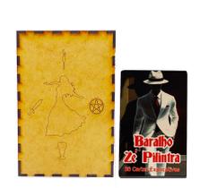 Kit Novo Baralho Taro Zé Pilintra e Porta Tarô Caixa Madeira Kit Novo Baralho Taro Zé Pilintra e Porta Tarô Caixa Madeira