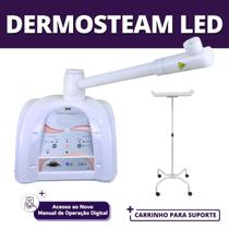 KIT Novo Dermosteam LED - Vapor + CARRINHO KIT Novo Dermosteam LED - Vapor + CARRINHO