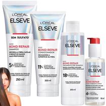 Kit Novo Elseve Bond Repair Leave-In Pré-Shampoo Reparador Kit Novo Elseve Bond Repair Leave-In Pré-Shampoo Reparador