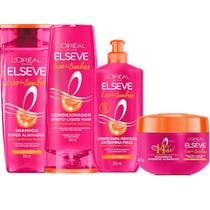 Kit Novo Liso dos Sonhos Loreal Elseve Mascara Creme Pentear